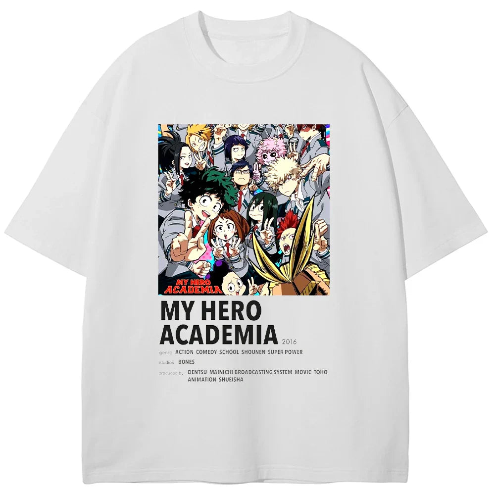 My Hero Academia Character Ensemble Oversized Vintage Shirt