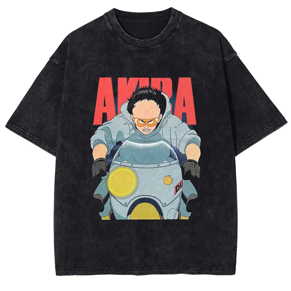 Akira Cyber's Awakening Oversized Vintage T-Shirt