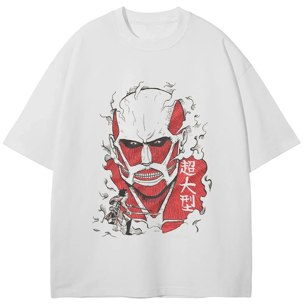 Attack on Titan Eren's Fight Oversized Vintage Shirt
