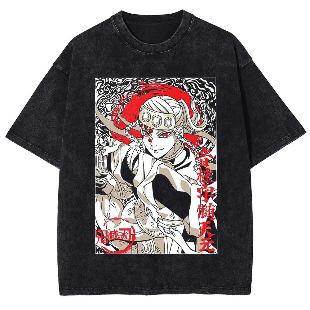 Demon Slayer Sound Hashira Oversized Vintage T-Shirt