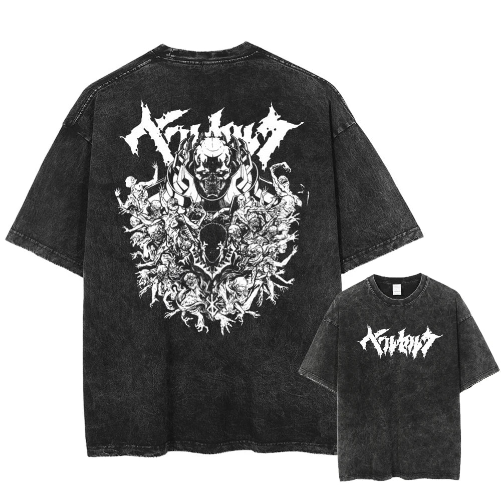 Berserk Guts Unbreakable Will Oversized Vintage T-Shirt