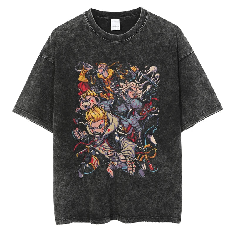 Tokyo Revengers Battle Surge Oversized Vintage T-Shirt