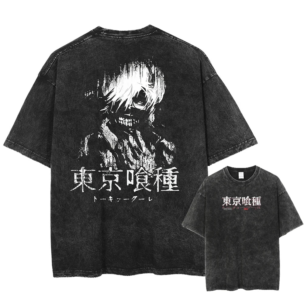 Tokyo Ghoul Ghoul's Curse Oversized Vintage T-Shirt