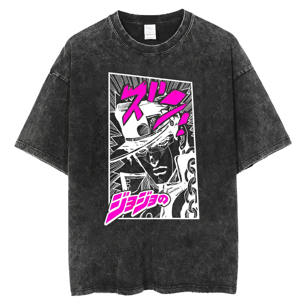 JoJo's Bizarre Adventure Joestar's Legacy Oversized Vintage T-Shirt