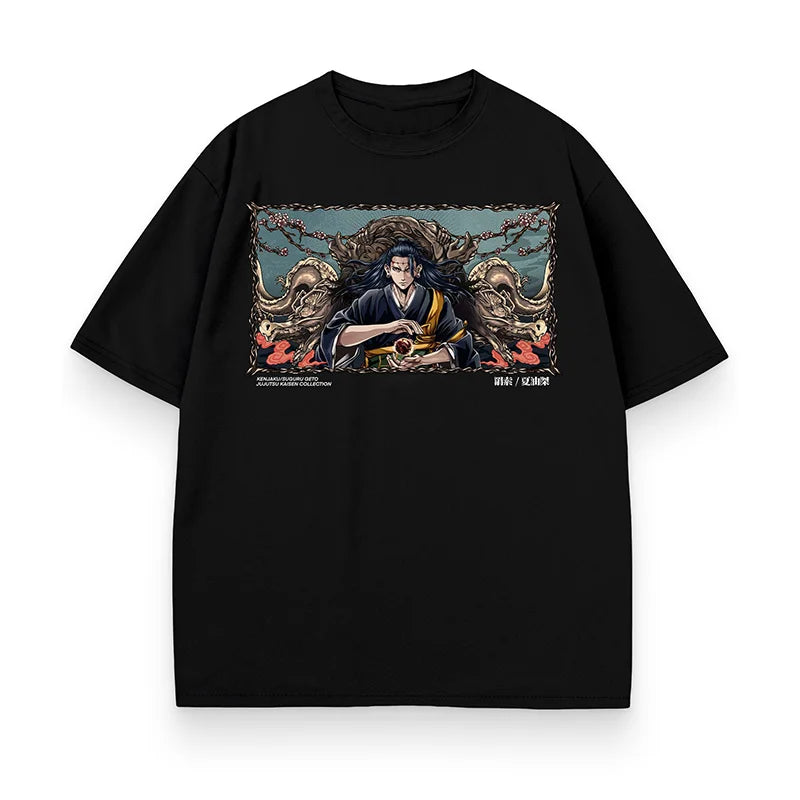 Jujutsu Kaisen Geto's Spirit Oversized Graphic T-Shirt