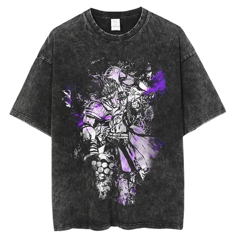 Jojo's Bizzare Adventure Ripple Warrior Vintage T-Shirt