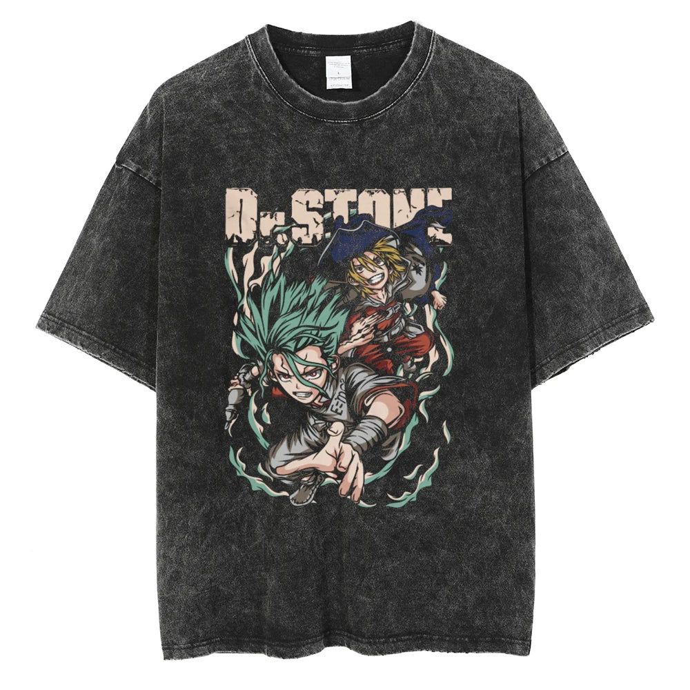 Dr Stone Science's Journey Oversized Vintage T-Shirt