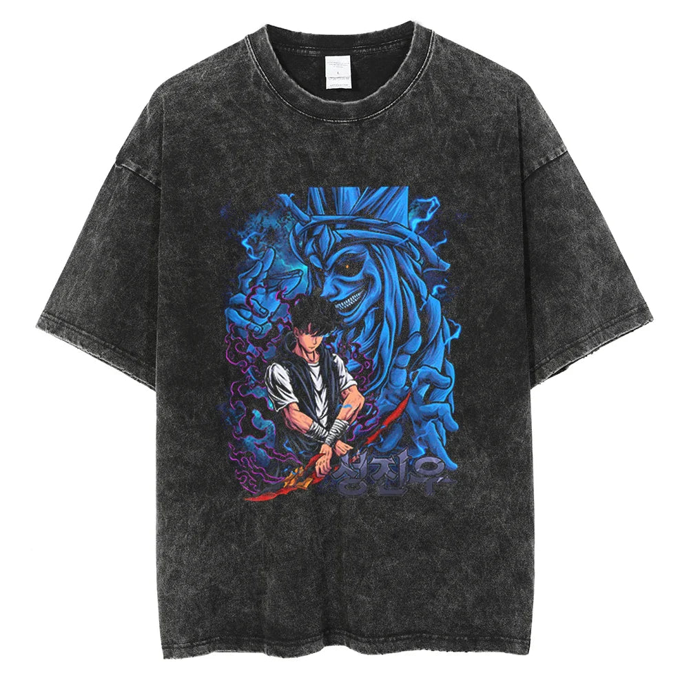Solo Leveling Hunter's Legacy Vintage T-Shirt