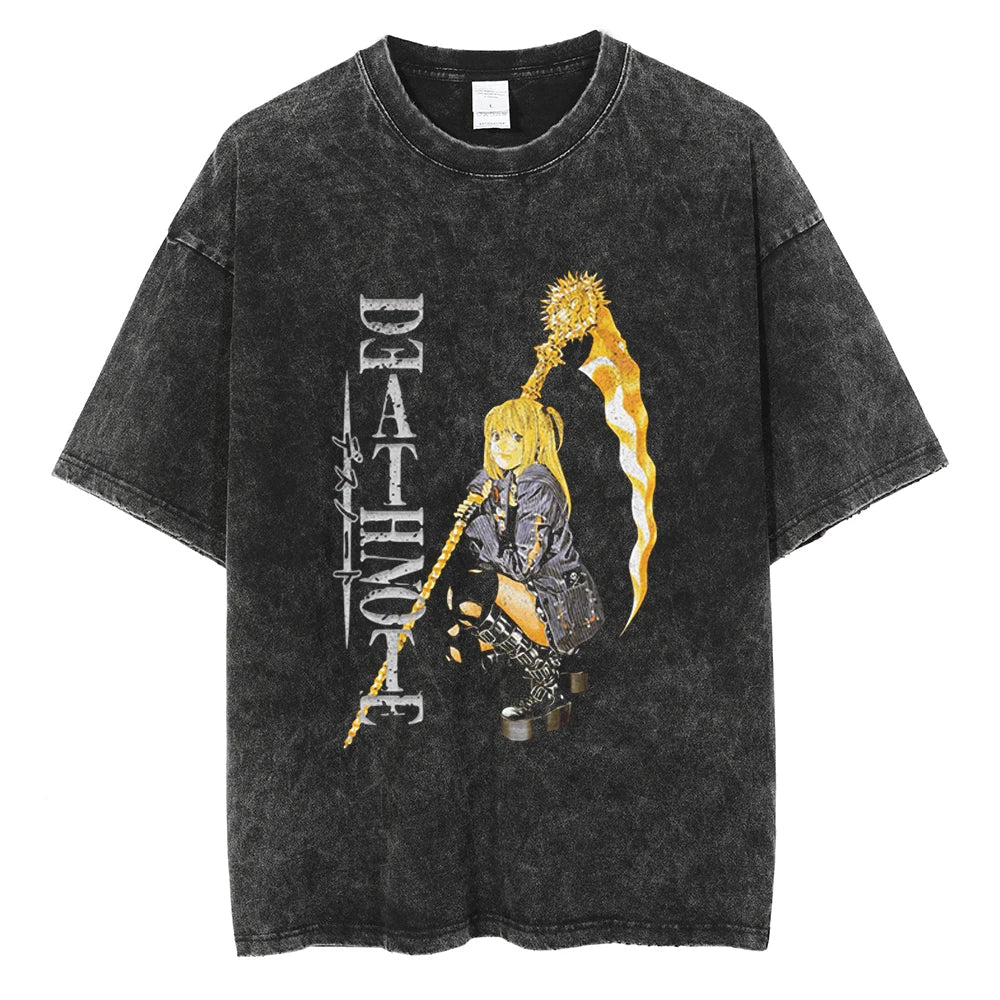 Death Note Mikasa's Mind Oversized Vintage T-Shirt