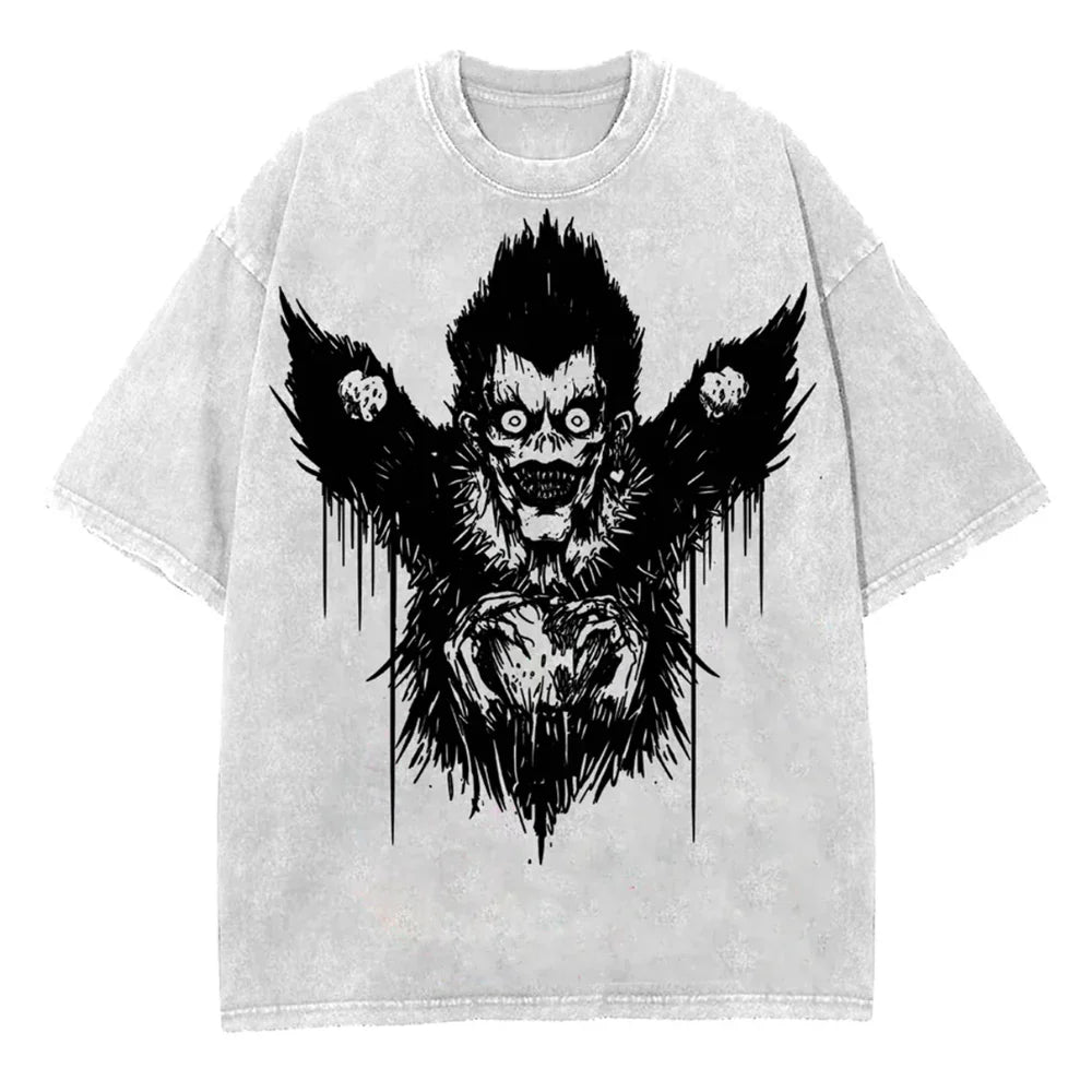 Death Note Ryuk's Shadow Oversized Vintage T-Shirt