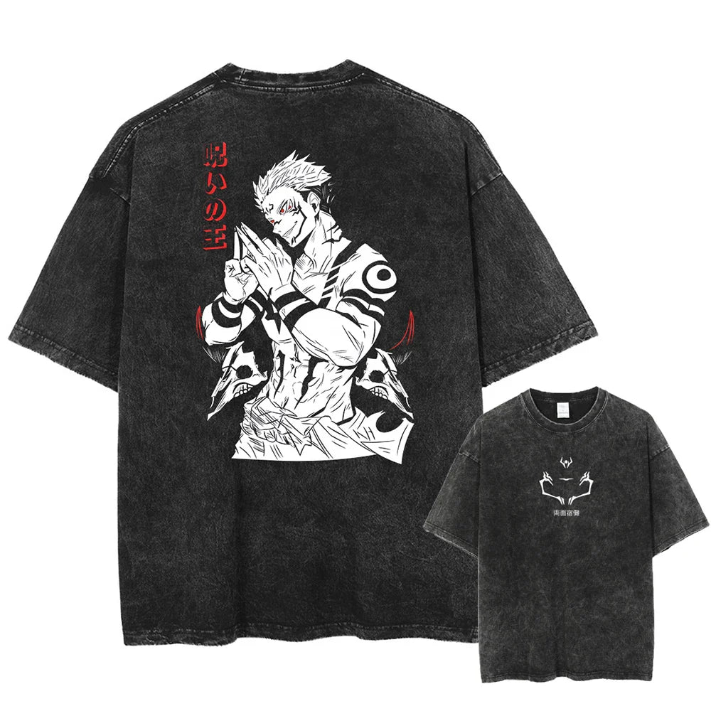 Jujutsu Kaisen Sukuna's Curse Vintage T-Shirt