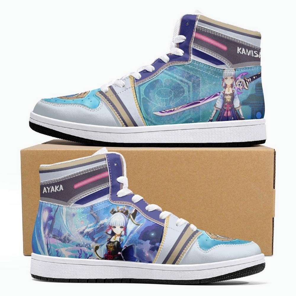 Kamisato Ayaka Genshin Impact JD1 High Top Shoes