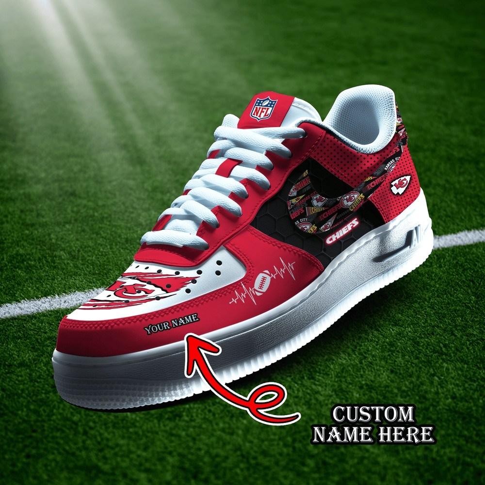 Kansas City Chiefs Personalized Version 6 AF1 Shoes