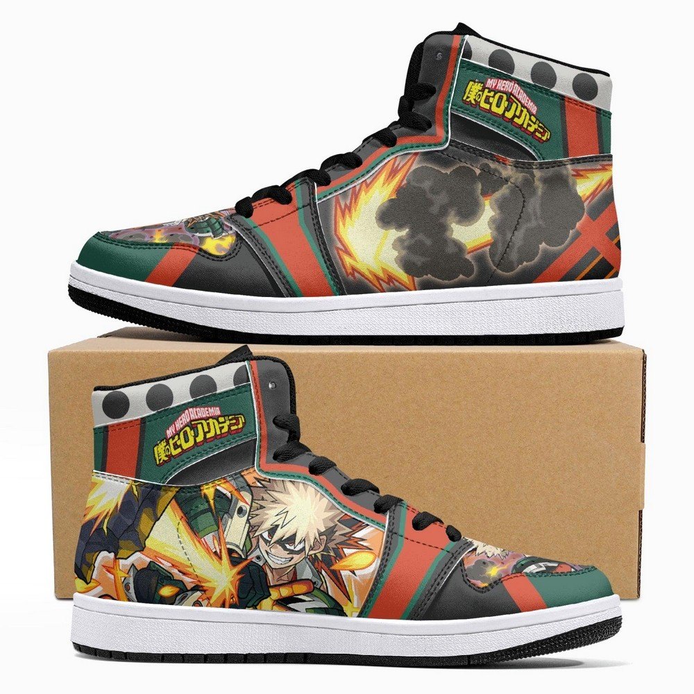 Katsuki Bakugo My Hero JD1 High Top Shoes