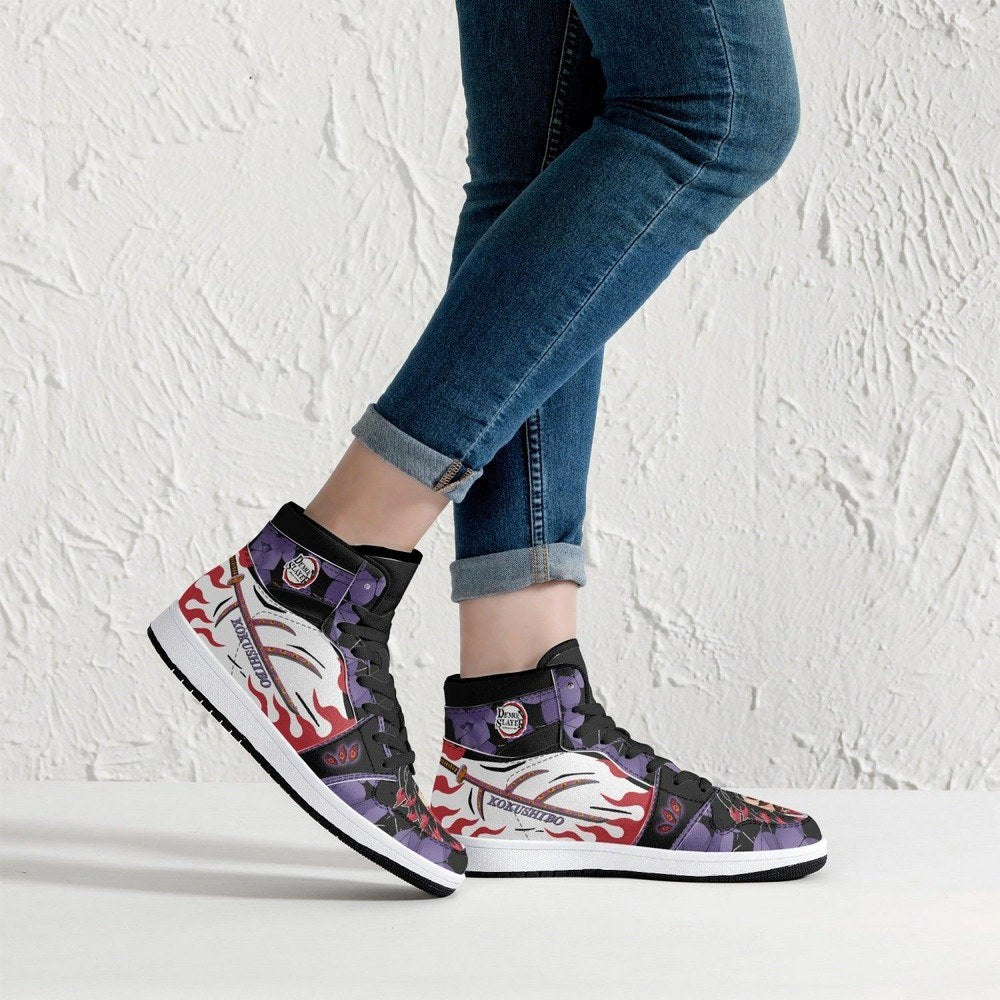 Kokushibo Demon Slayer JD1 High Top Shoes