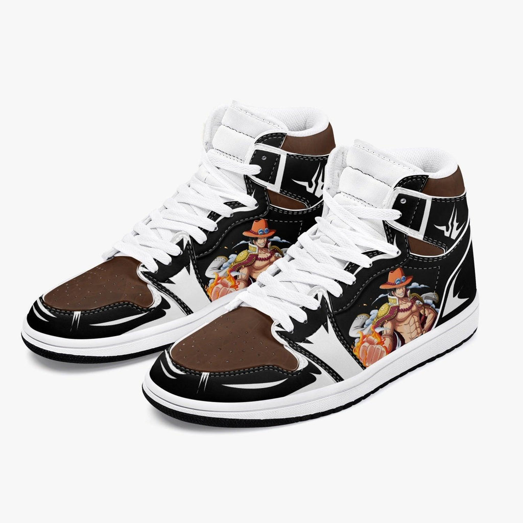 One Piece Portgas D. Ace AJ1 High Top Shoes
