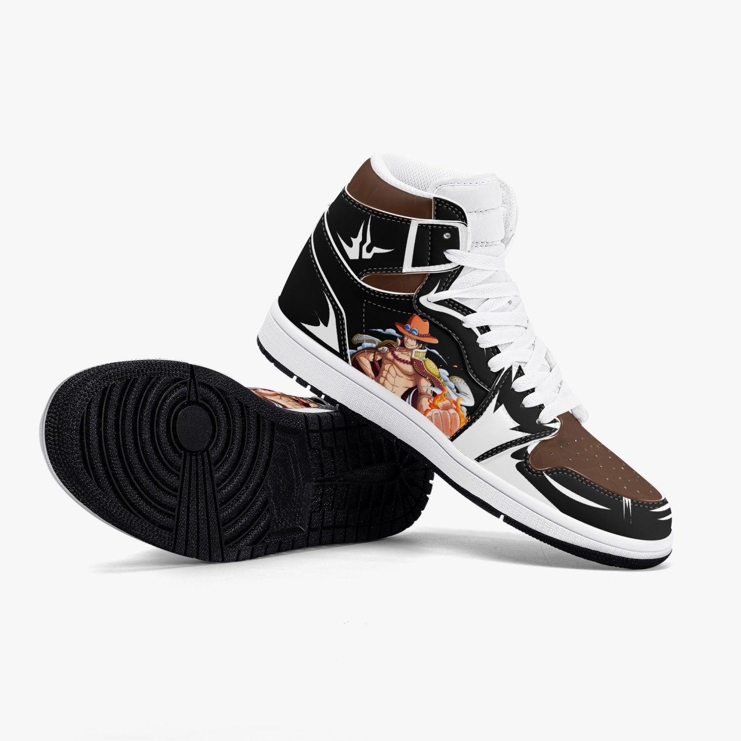 One Piece Portgas D. Ace AJ1 High Top Shoes