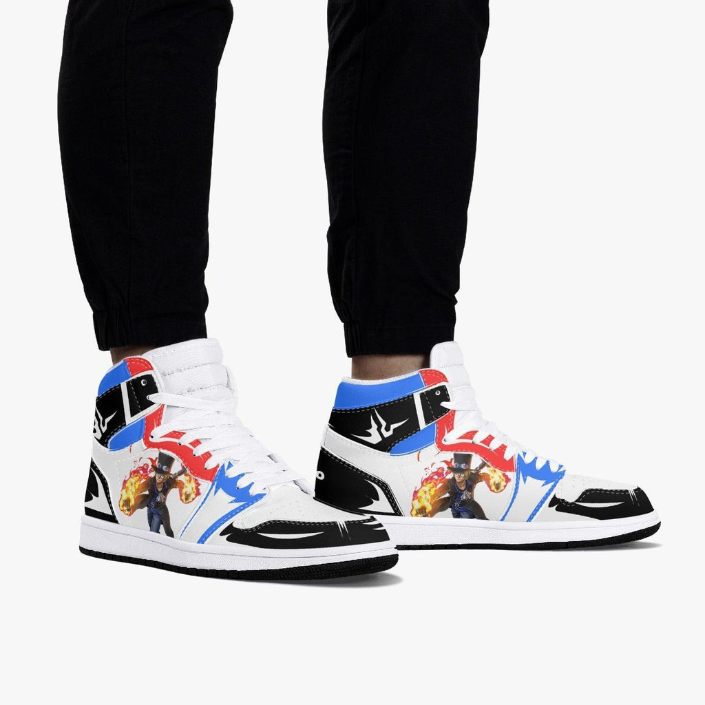 One Piece Sabo AJ1 High Top Shoes