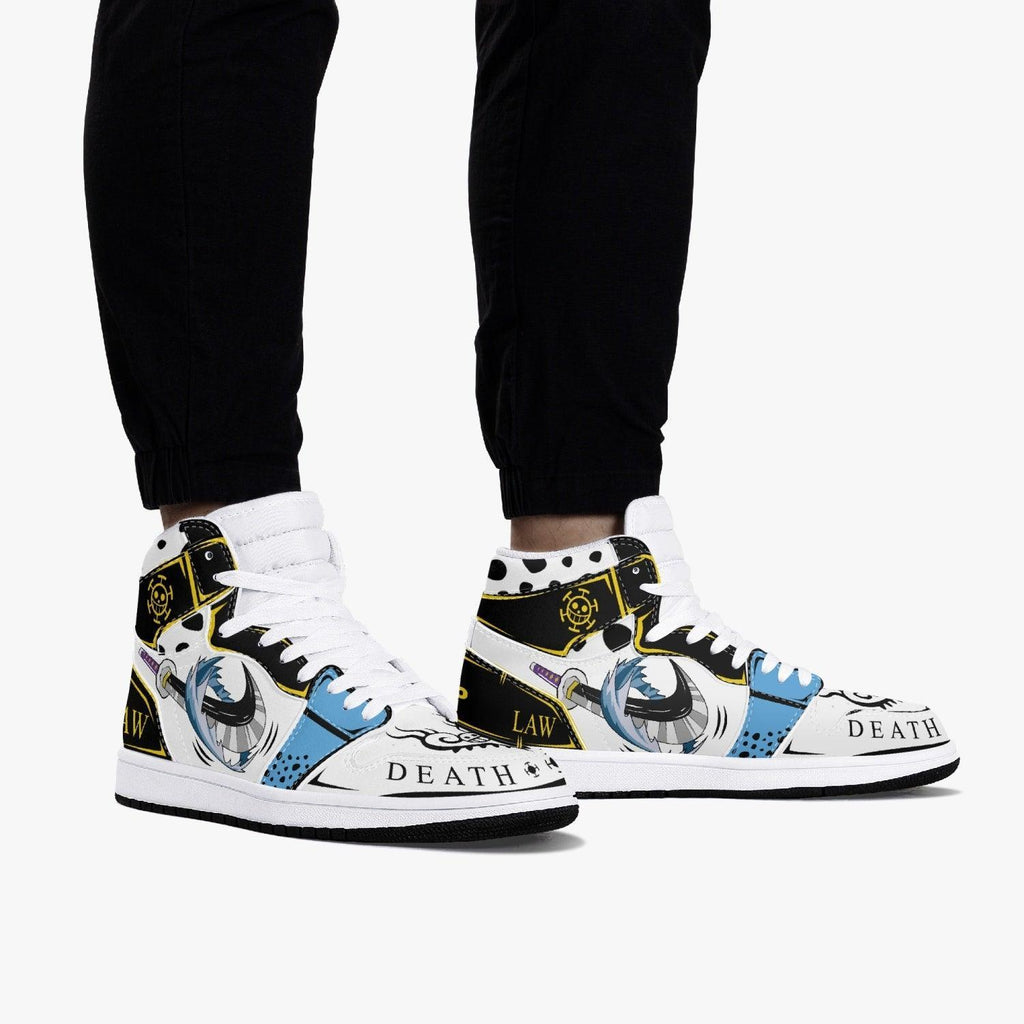 One Piece Trafalgar D Water Law AJ1 High Top Shoes