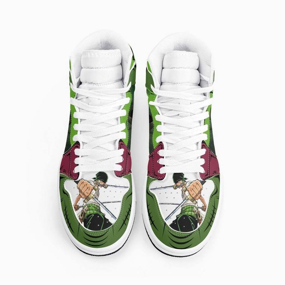 Roronoa Zoro Santoryu Three Swords One Piece AJ1 Shoes