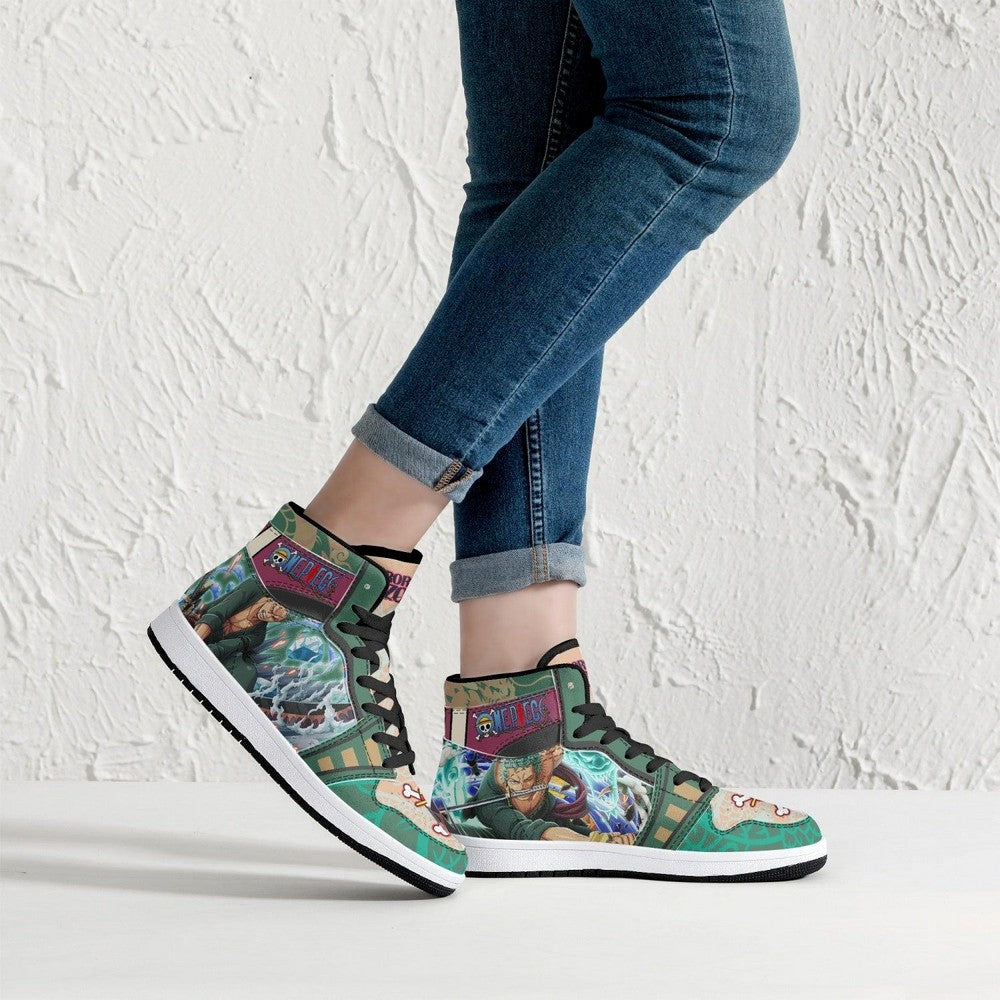 Roronoa Zoro Timeskip One Piece JD1 High Top Shoes