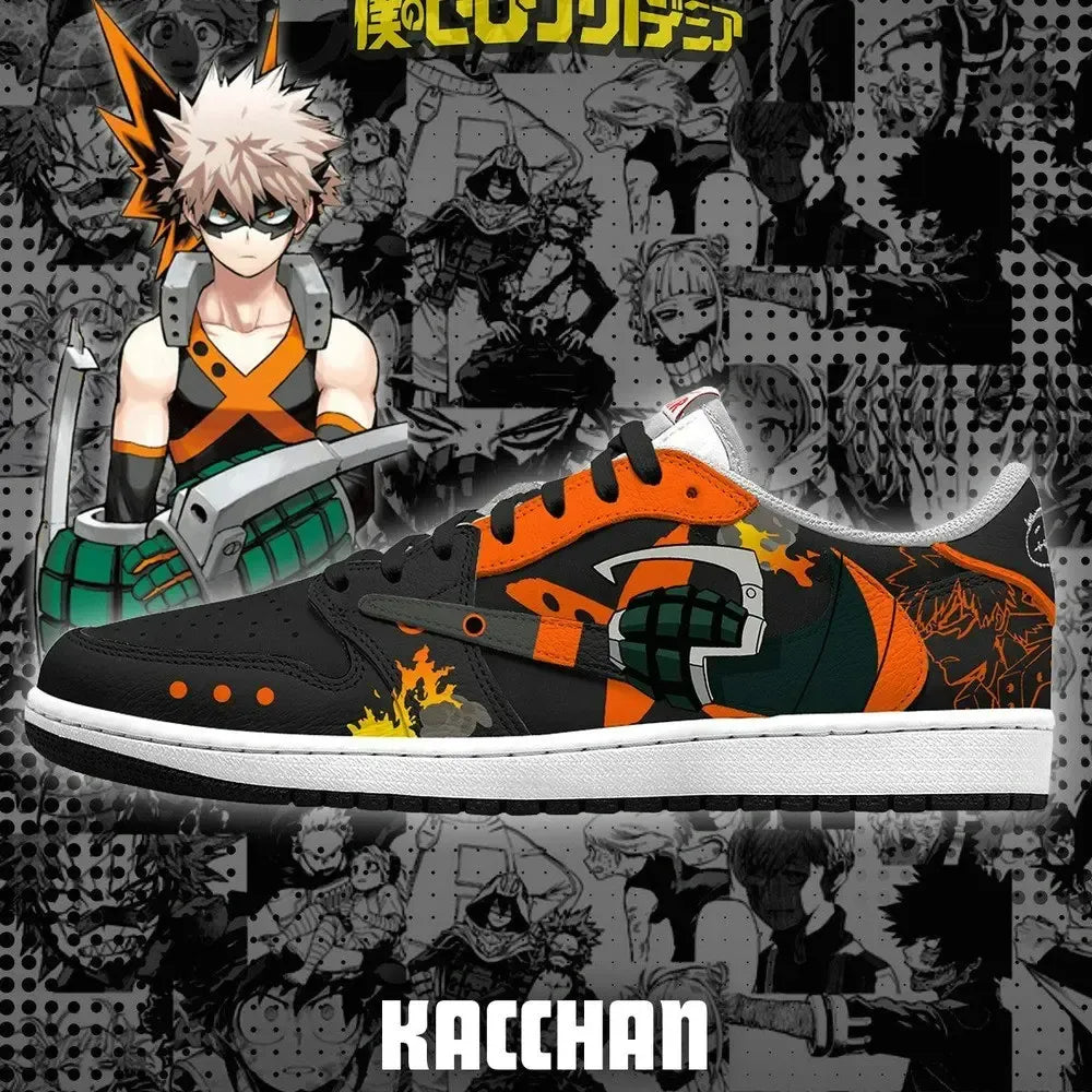 Kacchan V.1 My Hero Academia New Low Top Shoes
