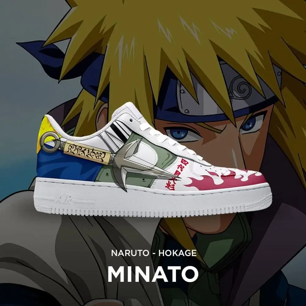 Minato Hokage Naruto Low Top Shoes