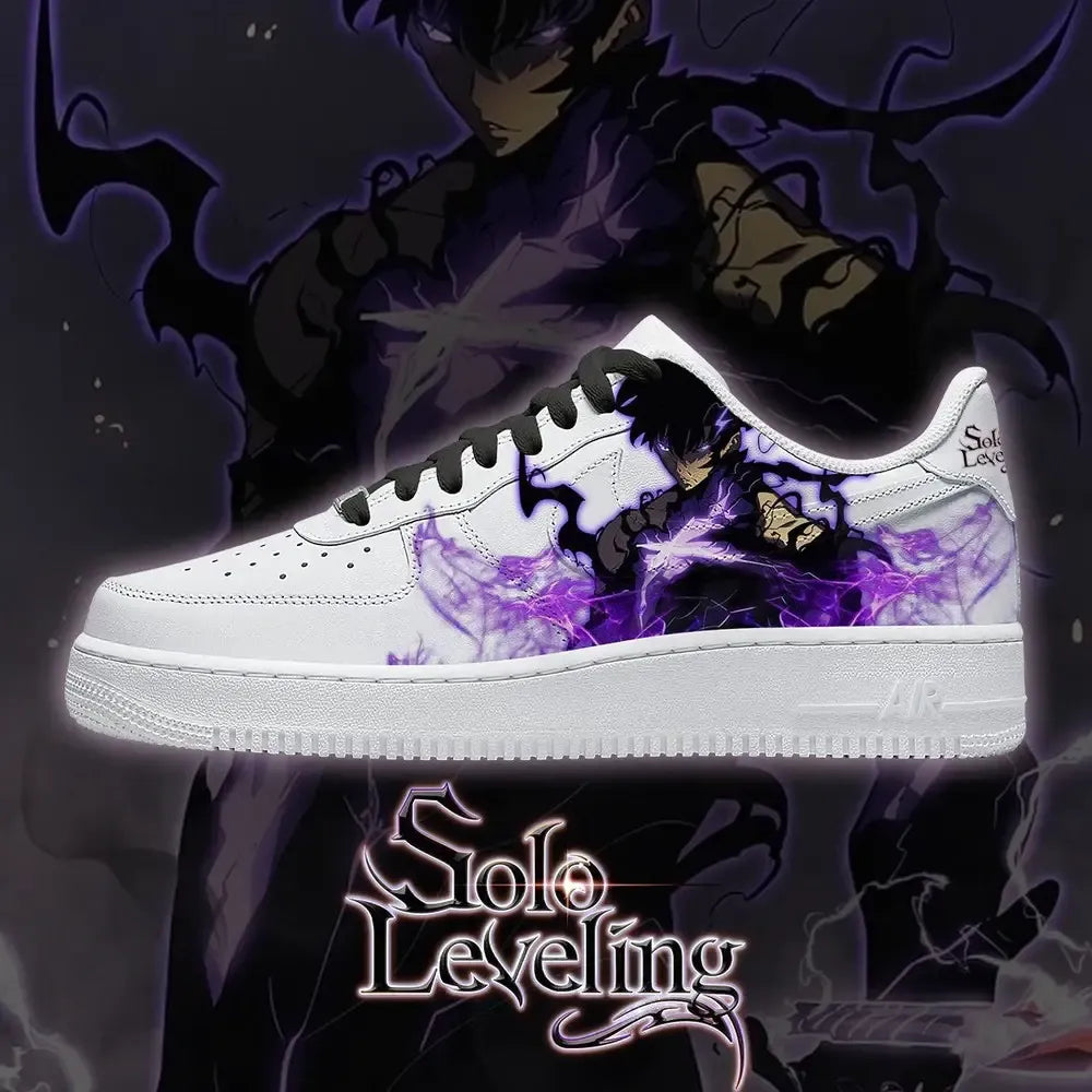 Sung Jinwoo LVL Max V.4 Shadow Legacy Solo Leveling Low Top Shoes