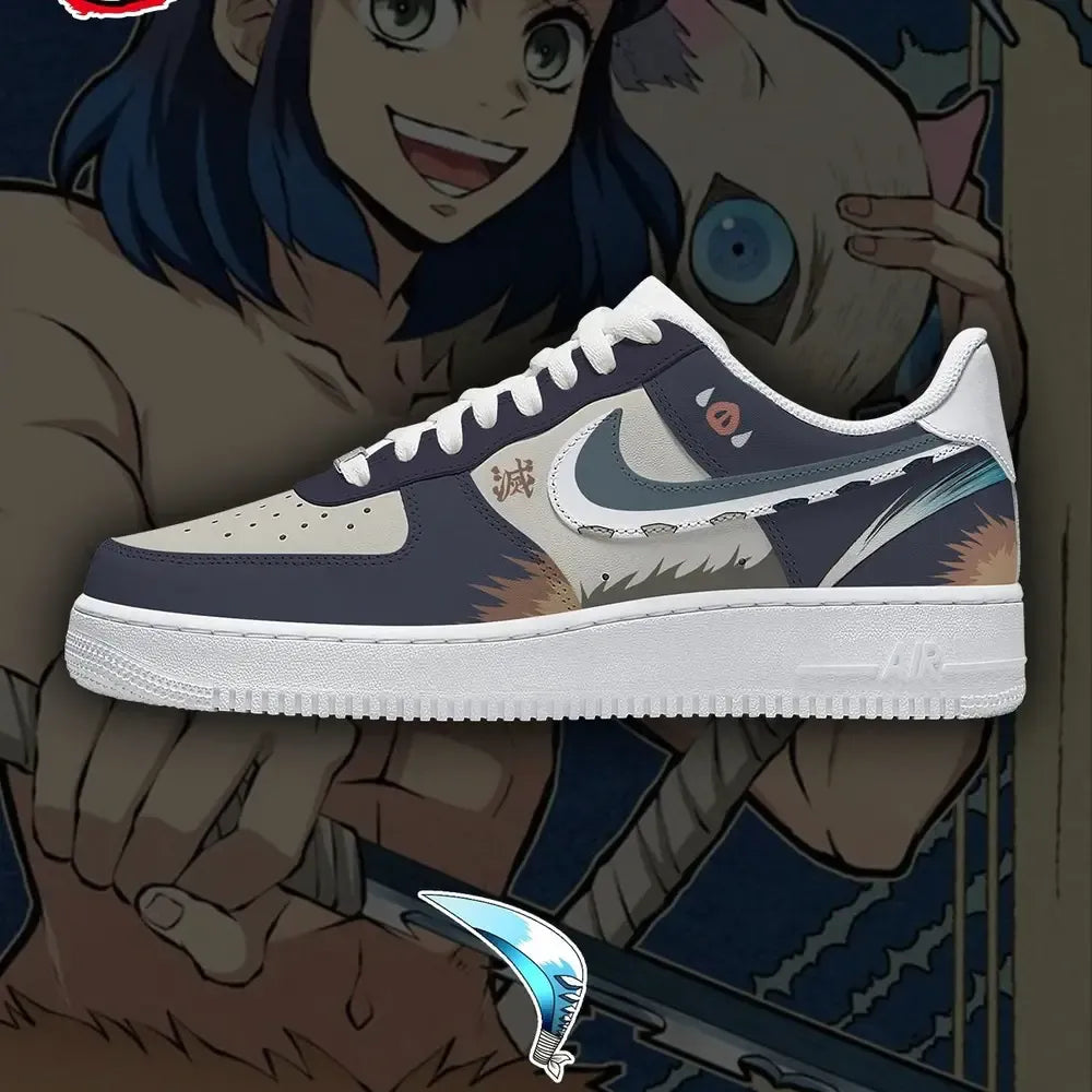 Inosuke Hashibira V.2 Demon Slayer Special Design Low Top Shoes