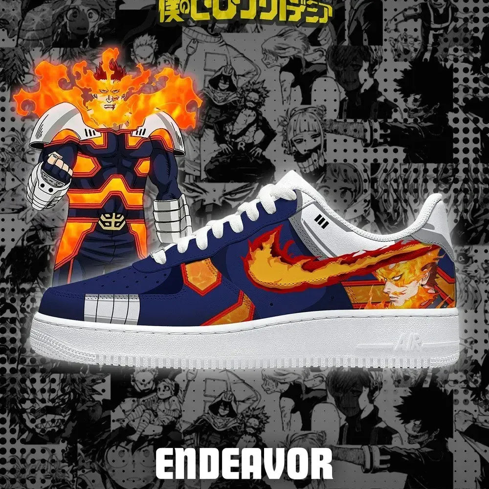 Endeavor My Hero Academia New Low Top Shoes