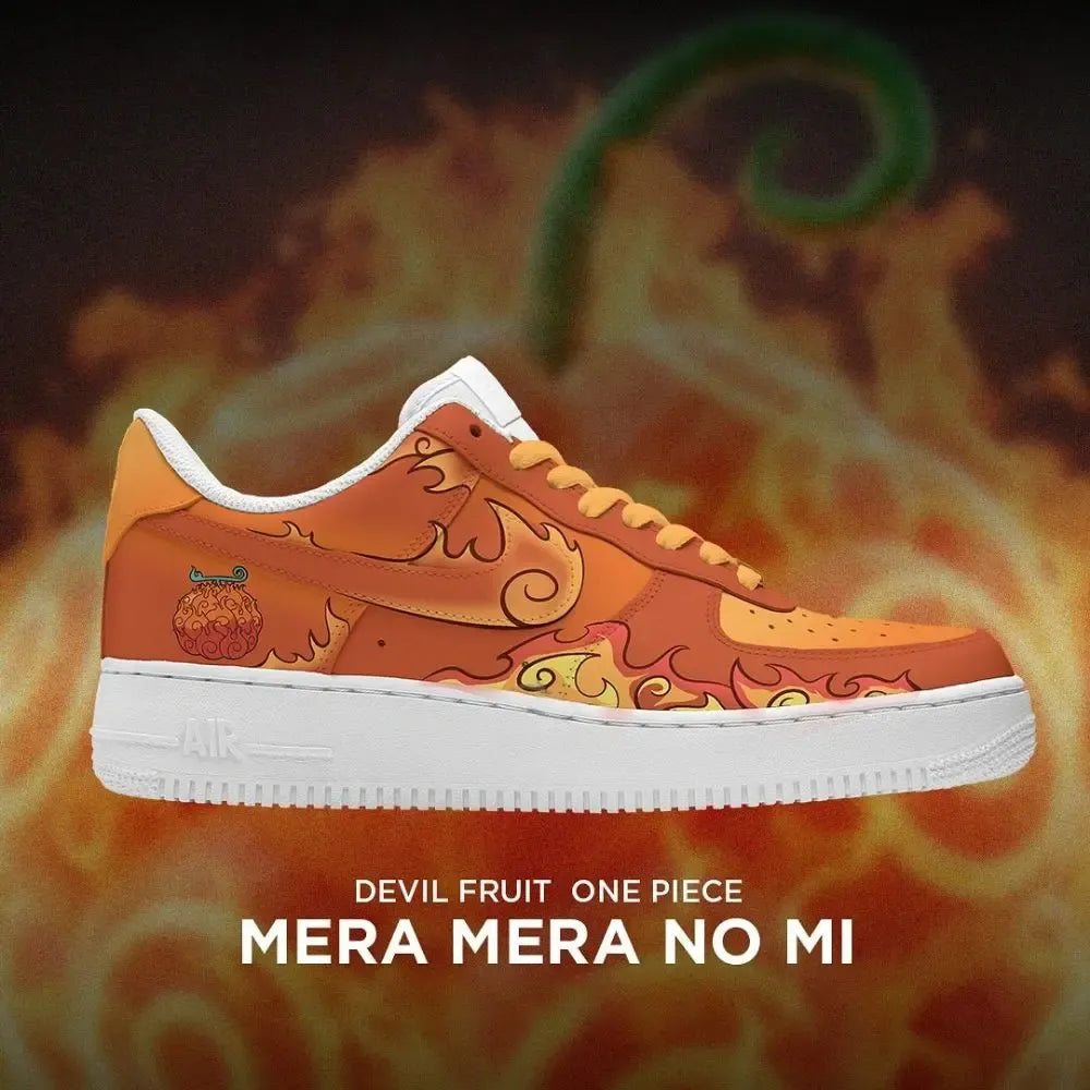 Mera Mera No Mi Devil Fruits One Piece Low Top Shoes