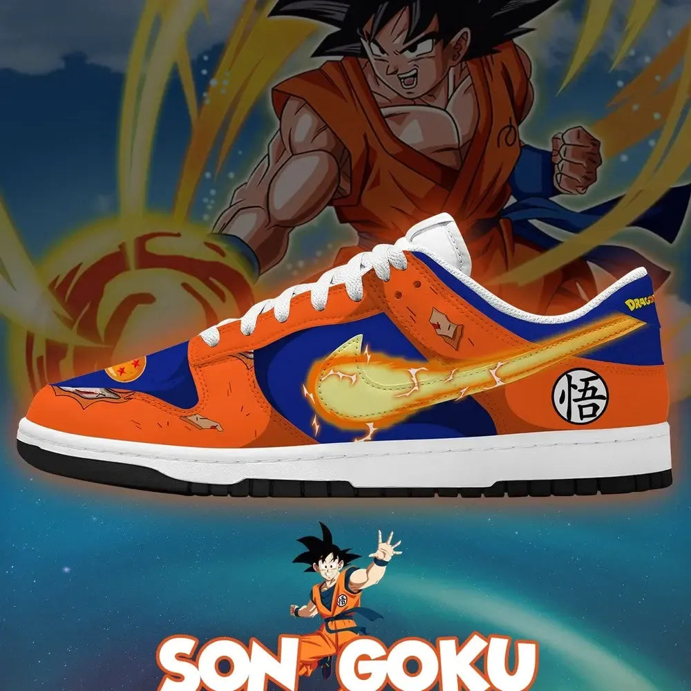 Son Goku V.7 Dragon Ball Edition Low Top Shoes