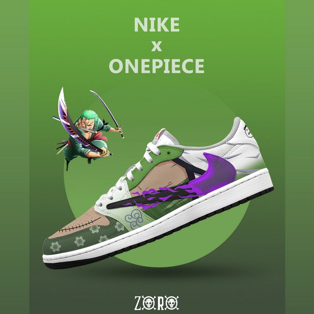 Zoro V.2 One Piece Limited Low Top Shoes